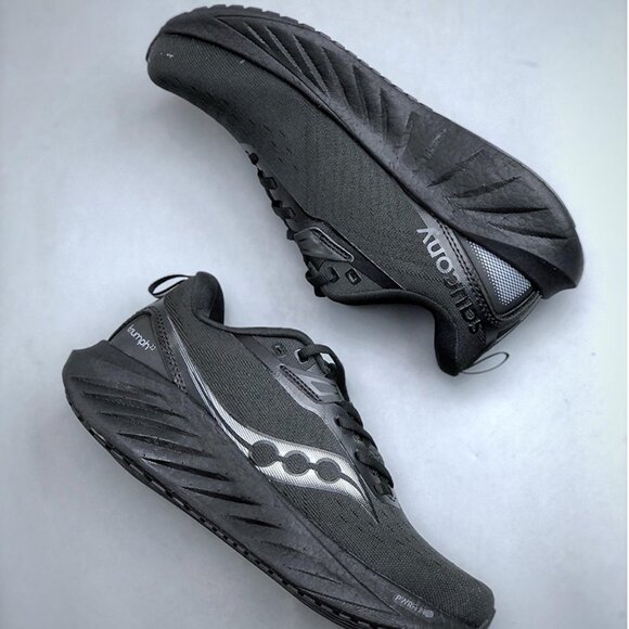 Saucony Triumph 22 Sports Jogging Shoes Black main image 6